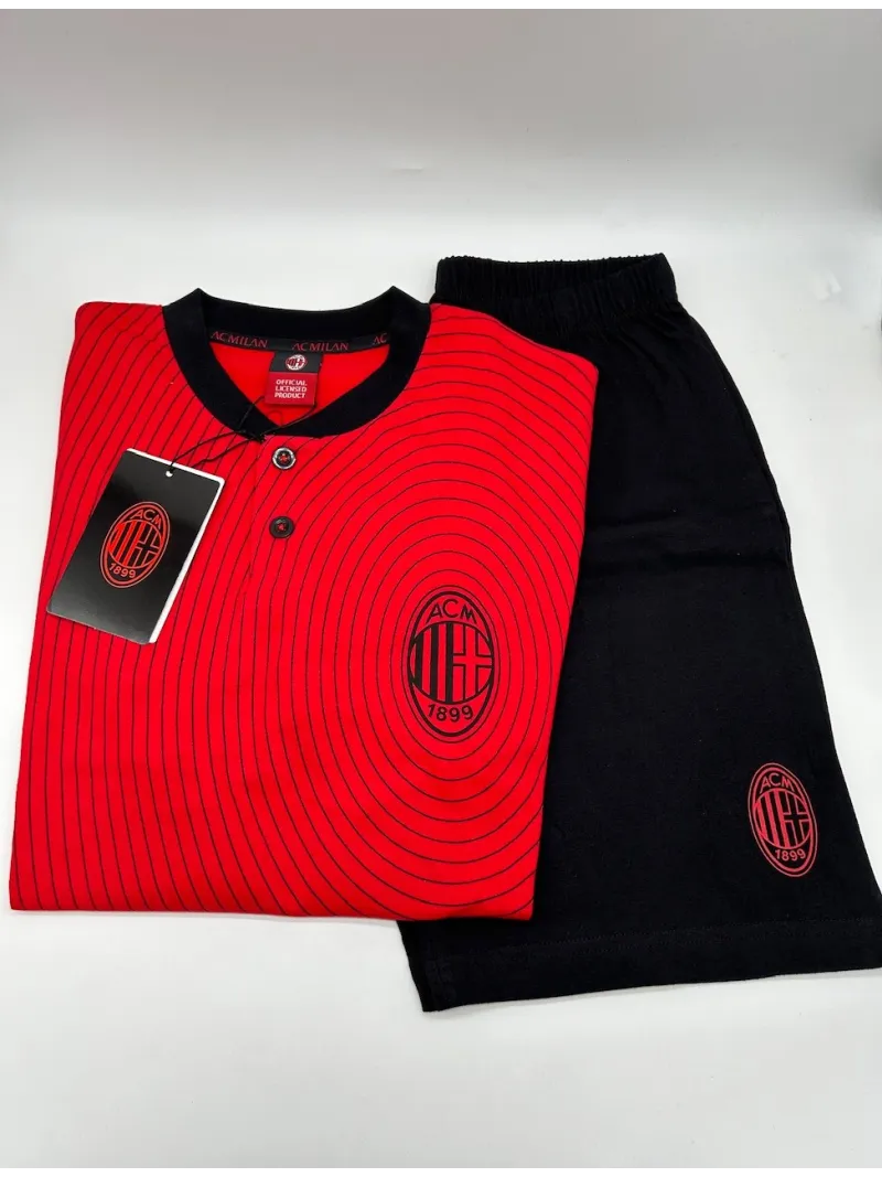 pigiama-milan-959vgo.webp Acquista ora PIGIAMA UOMO COTONE 100% MEZZA MANICA PANTALONCINO COLLEZIONE 2025 HERMET AC MILAN PGCMJ102030 su nonsolointimo1994 - immagine 1