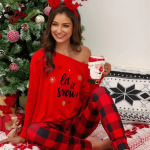 Pigiama Donna Rosso di Natale