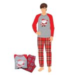 PIGIAMA NATALIZIO UOMO RAGLAN NATALIZIO CALDO COTONE FinalmenteMamma.com