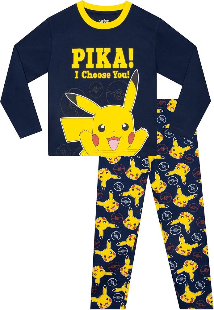 pigiama-pokemon-341drh-1.jpg Popgear Pigiama Pokemon | Pigiami Pikachu Bambini | Pigiami Bambino | Pigiama Bambino | Blu 9 10 Anni : Popgear: Amazon.it: Moda - immagine 1