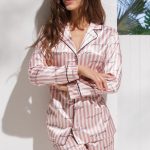 Pigiama Donna Love And Bra Aperto Manica Lunga In Puro Raso Made In Italy – Italia Magazzini