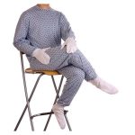 Pigiama Sanitario Uomo con Guanti e Calze Zip Posteriore PARAMED TAGLIAINT XXL PARAMED COLOR Unito Uomo