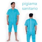 Pigiama sanitario per disabili anziani versione corta