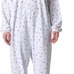 MEDI.TECH ITALY Pigiama Sanitario Donna Invernale per Anziani | Tutone Intero Con Cerniera Posteriore Maniche Lunghe Motivo: Cuori Rosa : Amazon.it: Moda