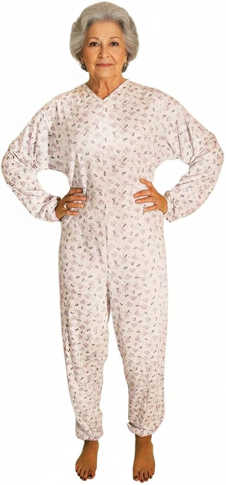 pigiama-sanitario-per-anziani-623mcl-1.jpg eMMe SQUARE Pigiama Sanitario Intero Invernale a Manica Lunga con Zip Posteriore, Tuta Sanitaria per Anziani Disabili Degenti, 100% Cotone Interlock, qualità Made in Italy, Fantasia Donna Taglia XS : Amazon.it: Moda - immagine 1