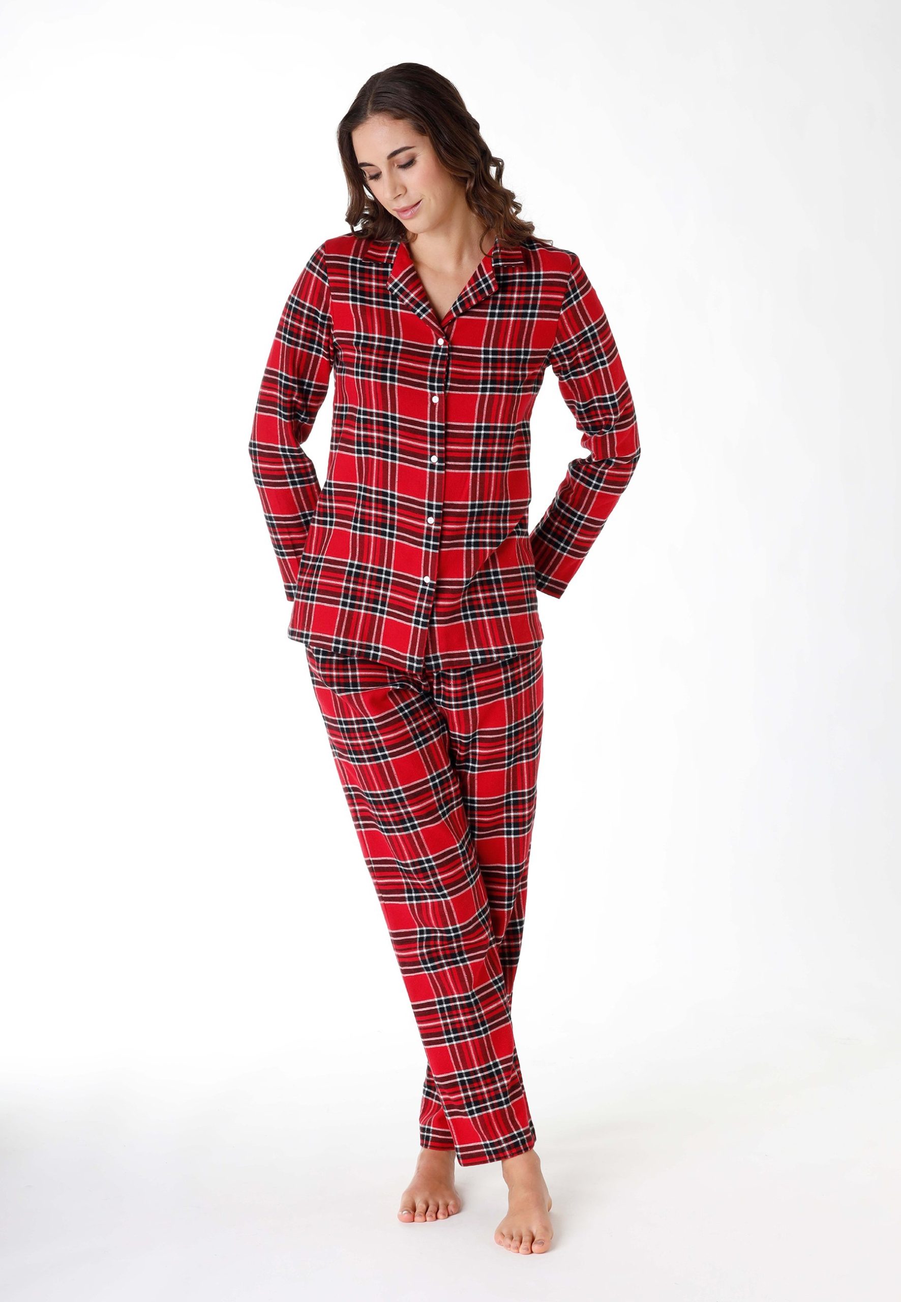 pigiama-scozzese-656req-1.jpg Lovable SET Pigiama check rosso scozzese/rosso Zalando.it - immagine 1