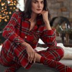 Pigiama scozzese rosso Ralph Lauren | INTIMO ABBIATI