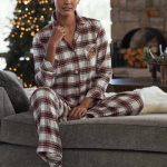 Pigiama scozzese bianco Ralph Lauren | INTIMO ABBIATI