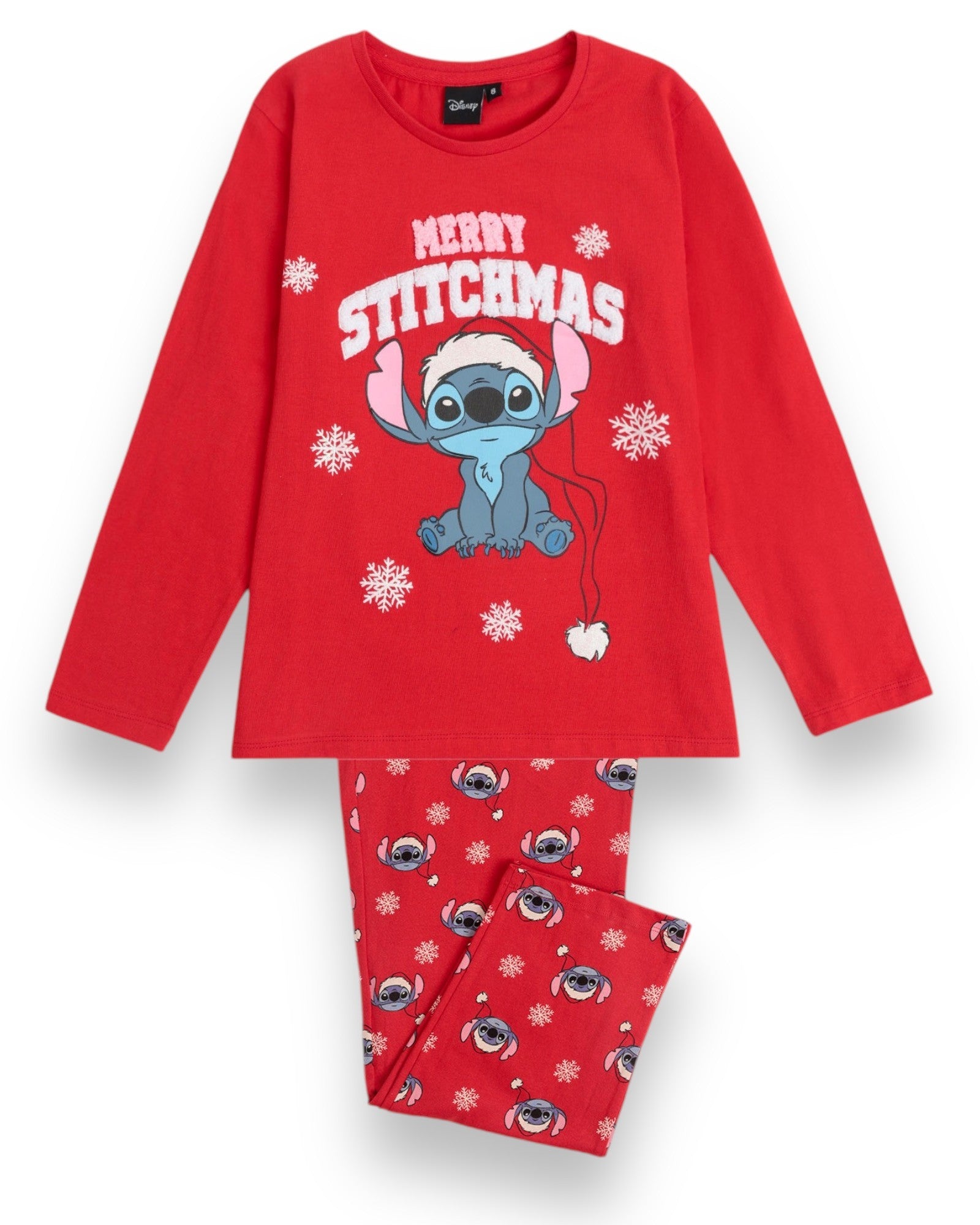 pigiama-stitch-bambina-217yka-1.jpg Pigiama Bambina Natalizio Disney Stitch in caldo cotone Art. 62684 - immagine 1