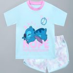 Disney Pigiama Stitch Bambina | Pigiama Ragazza | Pigiamone Bambina Tie Dye | Prodotto Lilo & Stitch Ufficiale | 5 6 Anni : Amazon.it: Moda