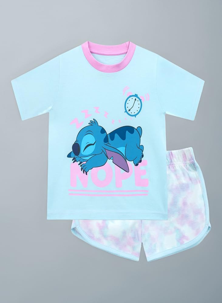 pigiama-stitch-bambina-579psw-1.jpg Disney Pigiama Stitch Bambina | Pigiama Ragazza | Pigiamone Bambina Tie Dye | Prodotto Lilo & Stitch Ufficiale | 5 6 Anni : Amazon.it: Moda - immagine 1