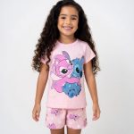 Disney Lilo And Stitch Bambina Pigiama Corto (Rosa,10 Anni) : Amazon.it: Moda