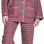Lady Law PELLEGRINI Pigiama Donna Flanella Lungo Scozzese Pigiama Tartan Donna Invernale in Flanella Cotone Manica Lunga con Bottoni e Pantaloni a Quadri : Amazon.it: Moda