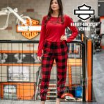 Pigiama da donna Harley Davidson® Bar & Shield Tartan S