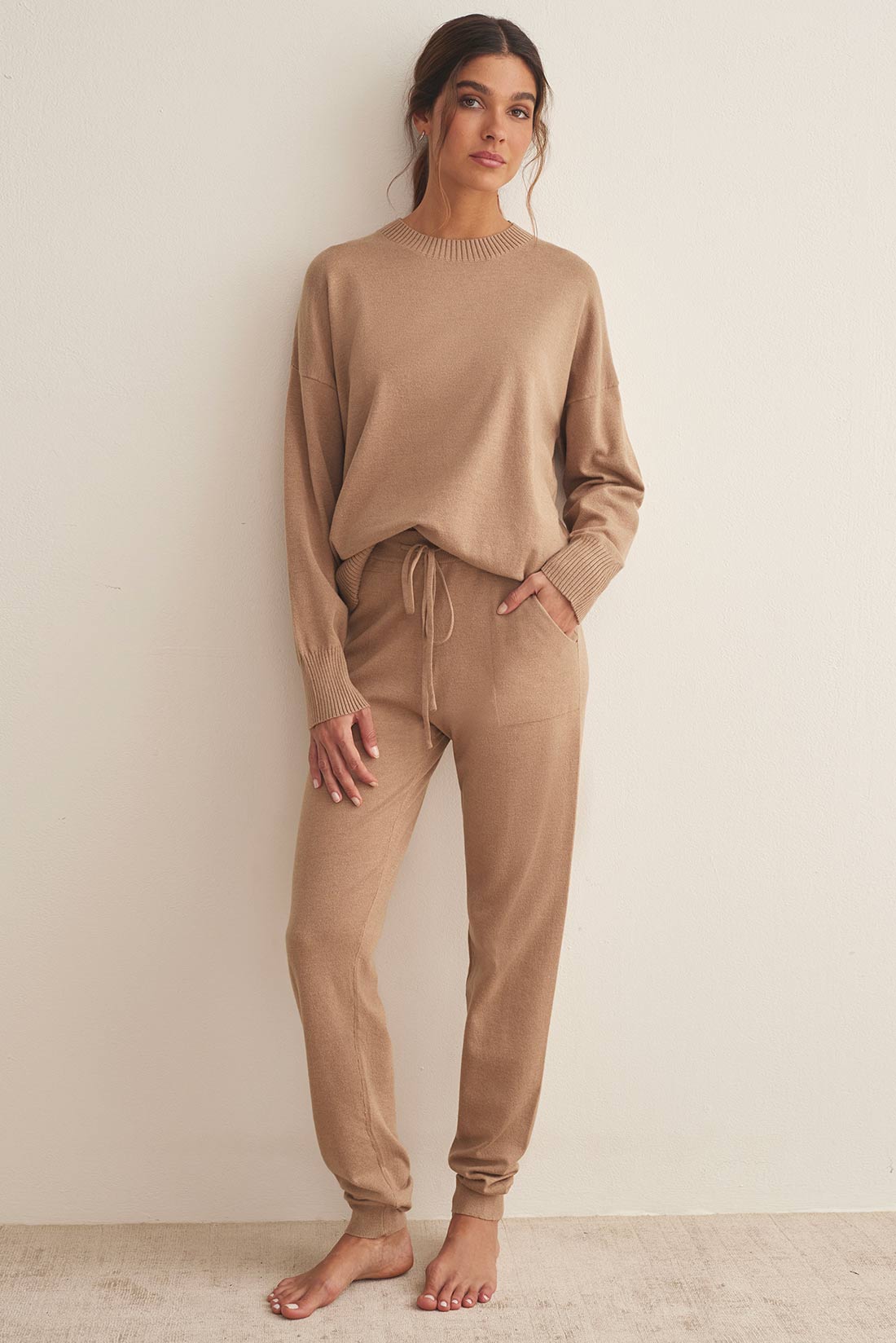 pigiama-tuta-donna-154bpw-1.jpg Pigiama tuta cammello Selmark - immagine 1