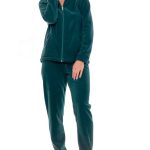 Tuta in pile verde da donna Abbiati Private Label