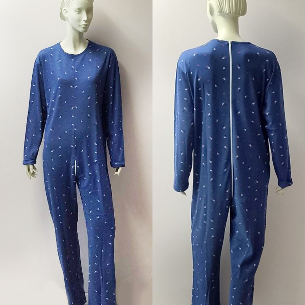 pigiama-tuta-donna-522lps-1.jpg Pigiama tuta intera per anziani con cerniera posteriore Uomo e Donna - immagine 1