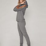 Lois Pigiama | Tuta Casa Invernale con Cappuccio da Donna 55374 S33