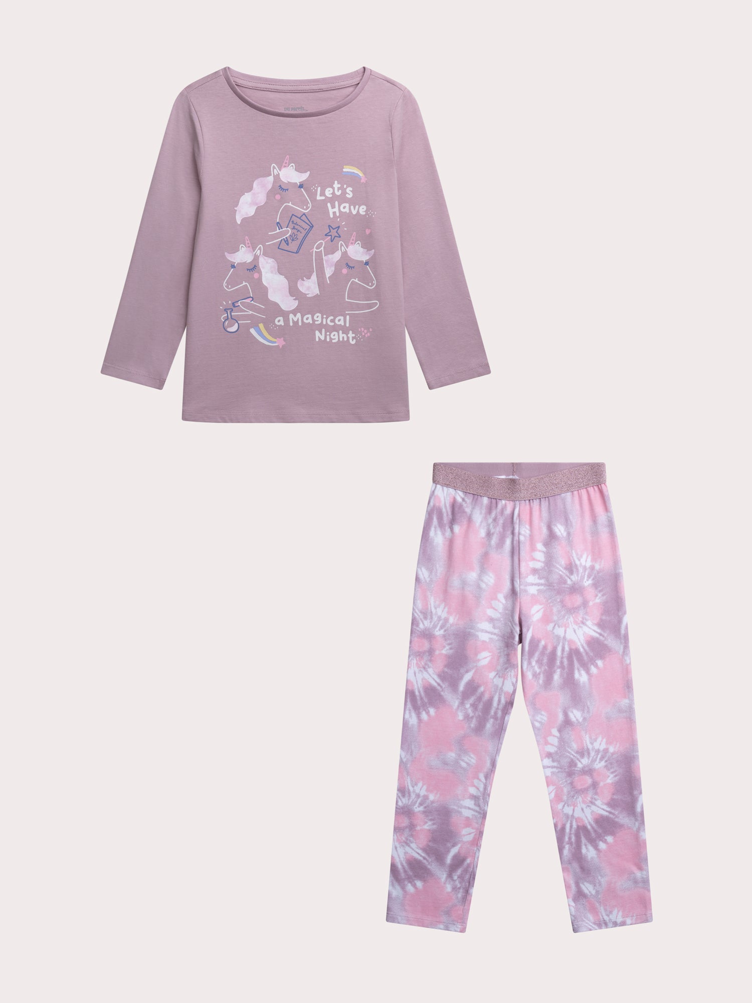 pigiama-unicorno-744gol-1.jpg Pigiama unicorno fosforescente per ragazze - immagine 1