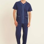 Pigiama Uomo Manica Corta Pantalone Lungo Aperto Noi Di Notte pigiama uomo