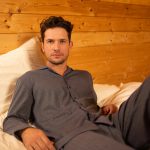 Pigiama uomo brooklyn in caldo cotone aperto davanti NOIDINOTTE – Eclipse