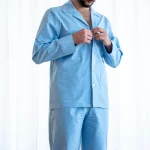 Pigiama Uomo in Cotone Extra Fine Stone Washed TC150 Su Misura