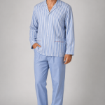 PIGIAMA UOMO TELA COTONE APERTO ELEGANTE MARCA BIP BIP ART. 2661
