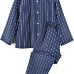Pigiama Uomo Invernale 2024 Nuovo Offerte Pigiama Uomo Caldo Cotone Abbigliamento da Casa Uomo Pigiami Set Pigiama Primaverile e Autunnale Semplice e alla Moda Pigiama Stampati a Righe + Pantaloni : Amazon.it: Moda