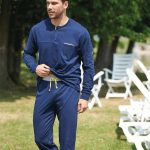 Navigare Pigiama Uomo Cotone Jersey Manica Lunga Colore Blu Navy 2141438 (L) : Amazon.it: Moda