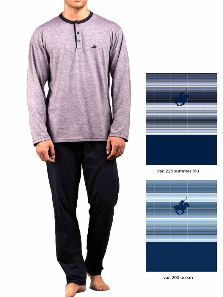 pigiama-uomo-taglie-forti-566gtt-1.jpg Pigiama uomo TAGLIE FORTI in cotone Bip Bip 1587 Bip Bip - immagine 1