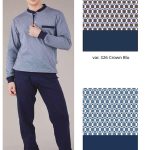 Pigiama uomo taglie forti in jersey di cotone caldo Bip Bip 7073 Tg.58 60 Bip Bip