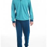 Pigiama uomo Ragno mod. Mosaico a maniche lunghe taglie forti in 100% puro cotone Intimo Altieri Shop