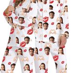 Generico Pigiami Abbinati Coppia Fidanzati,Pijama Pigiama Unisex con Stampa per San,Comodo da Indossare Coppie,vestibilità Comoda : Amazon.it: Moda