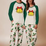 Pigiama di Natale per Coppia,Renna Stampato Coordinato Pigiami Albero di Natalizio Pyjamas Completi da Notte,Manica Lunga Felpa e Pantaloni Set Uomo Donna Pigiami Coordinati Leggero Invernale Completo : Amazon.it: Moda
