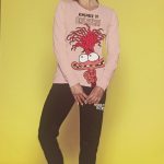 Pigiama sotto donna marca Disney Pixar serie Inside Out modello Paura in cotone leggero