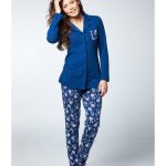 LOVABLE PIGIAMA DONNA M/LUNGA APERTO IN CALDO COTONE ART.L0ADD