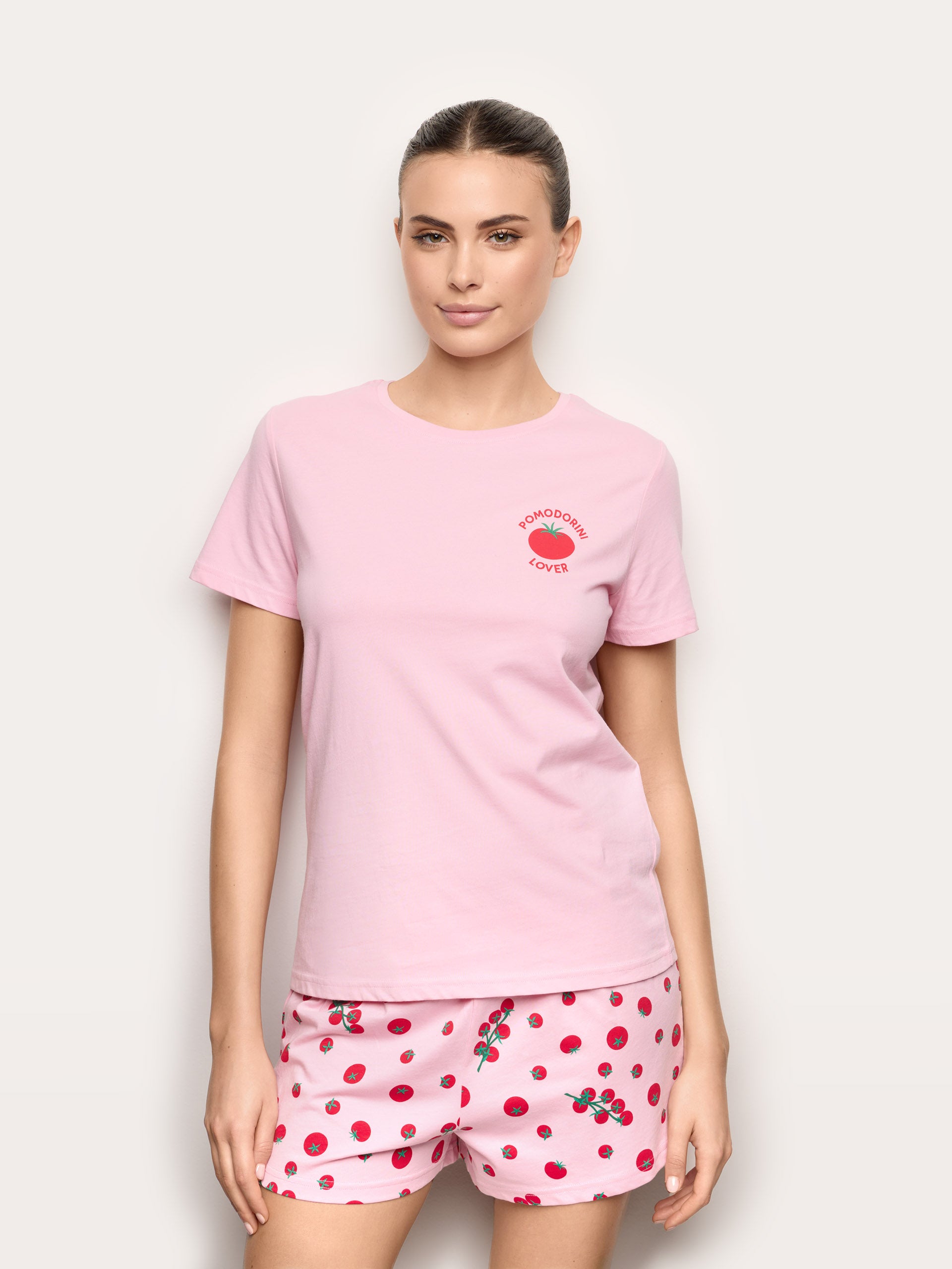 pigiami-yamamay-donna-saldi-175ifb-1.jpg Pigiama corto jersey di cotone Janette Rosa / XS - immagine 1