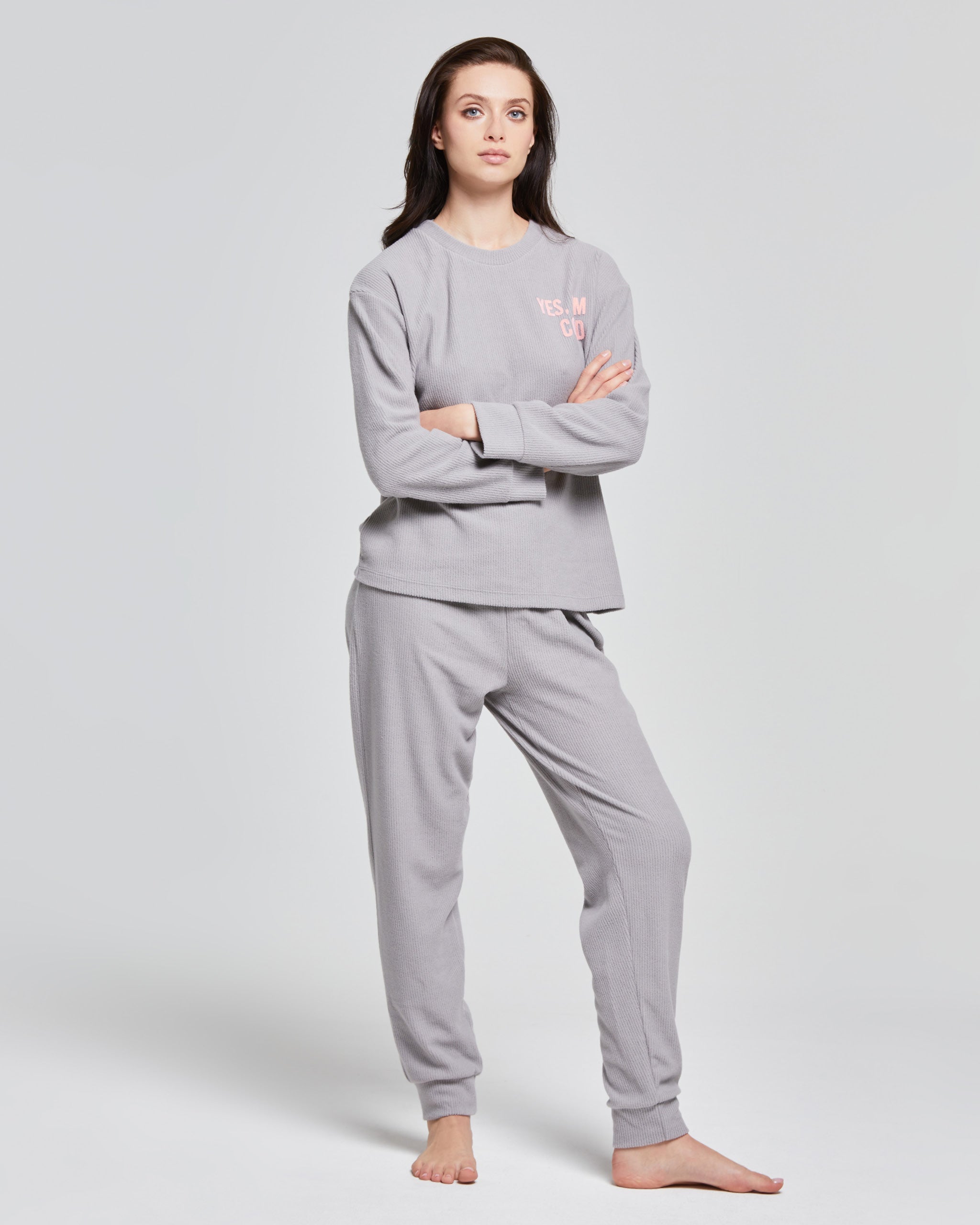 pompea-pigiami-333gyw-1.jpg Pigiama lungo micropolar Garofano S - immagine 1