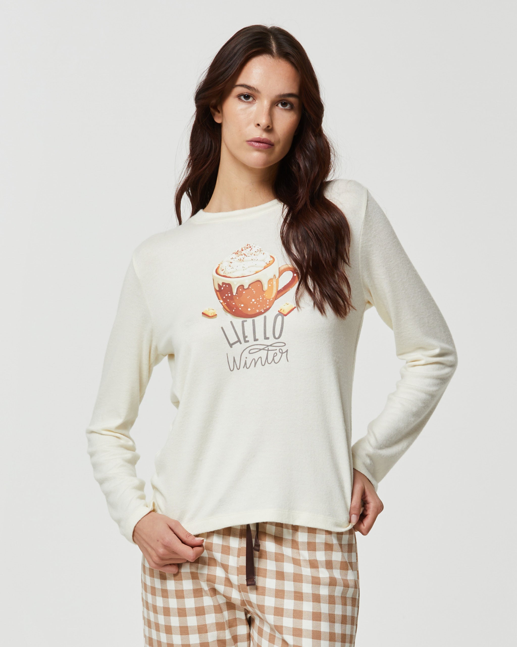 pompea-pigiami-714mrn-1.jpg Pigiama Donna | Pigiama Donna Cotone | Pompea - immagine 1