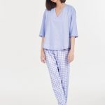 Pigiama donna primavera /estate Ragno in 100% cotone art. DC39N2 col. 765F