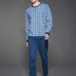 Pigiama uomo marca Ragno in 100 % caldo cotone