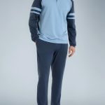 RAGNO Pigiama Uomo Lungo Serafino Cotone Leggero UA42N1 : Amazon.it: Moda