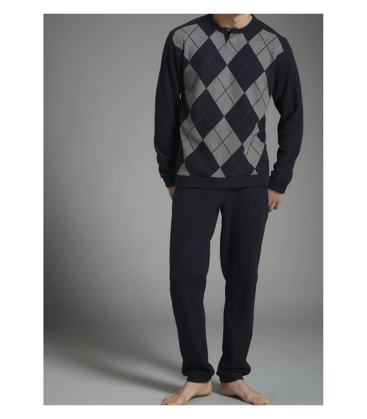 ragno-pigiami-uomo-332zjb.png RAGNO PIGIAMA UOMO M/LUNGA SERAFINO IN PUNTO MILANO ART.U429N1 - immagine 1