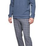 PIGIAMA UOMO RAGNO COTONE PILE INVERNALE MANICA LUNGA U878N1 SERAFINO BOTTONI | eBay