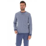 Pigiama uomo In caldo cotone pantalone lungo e manica lunga Ragno U837N1 Blu Dolce Casa Biancheria