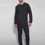 Pigima Uomo Caldo Cotone Invernale RAGNO U877N1 46 / Verde