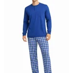 Pigiama Uomo Ragno 100% Cotone con Pantalone Scozzese
