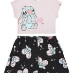 Tezenis Pigiama Corto Bimba Cotone Fiorellini Bambina Stampa Taglia 10 11 A (140 146 cm) Stileo.it