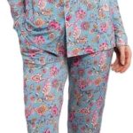 Verdissima LO13 Pigiama Aperto, Manica Lunga Pantalone Lungo con Tasche, Azzurro 00041, XL : Amazon.it: Moda