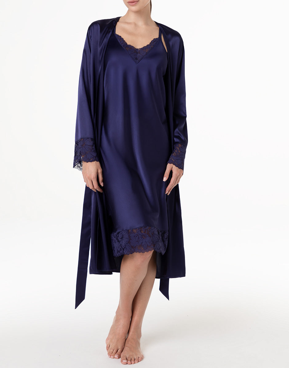 vestaglia-da-notte-590ihy-1.jpg Vestaglia in satin con pizzo, blu notte S/M - immagine 1